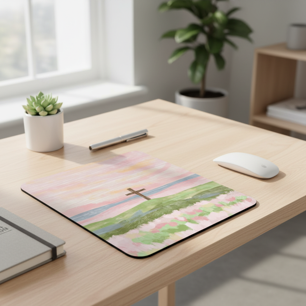 Cross Sunset Mousepad