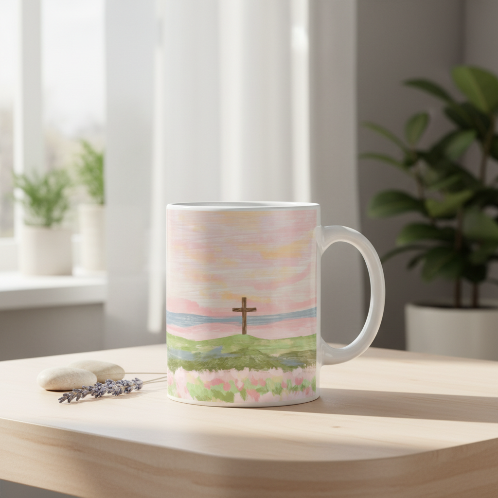 Cross Sunset Mug