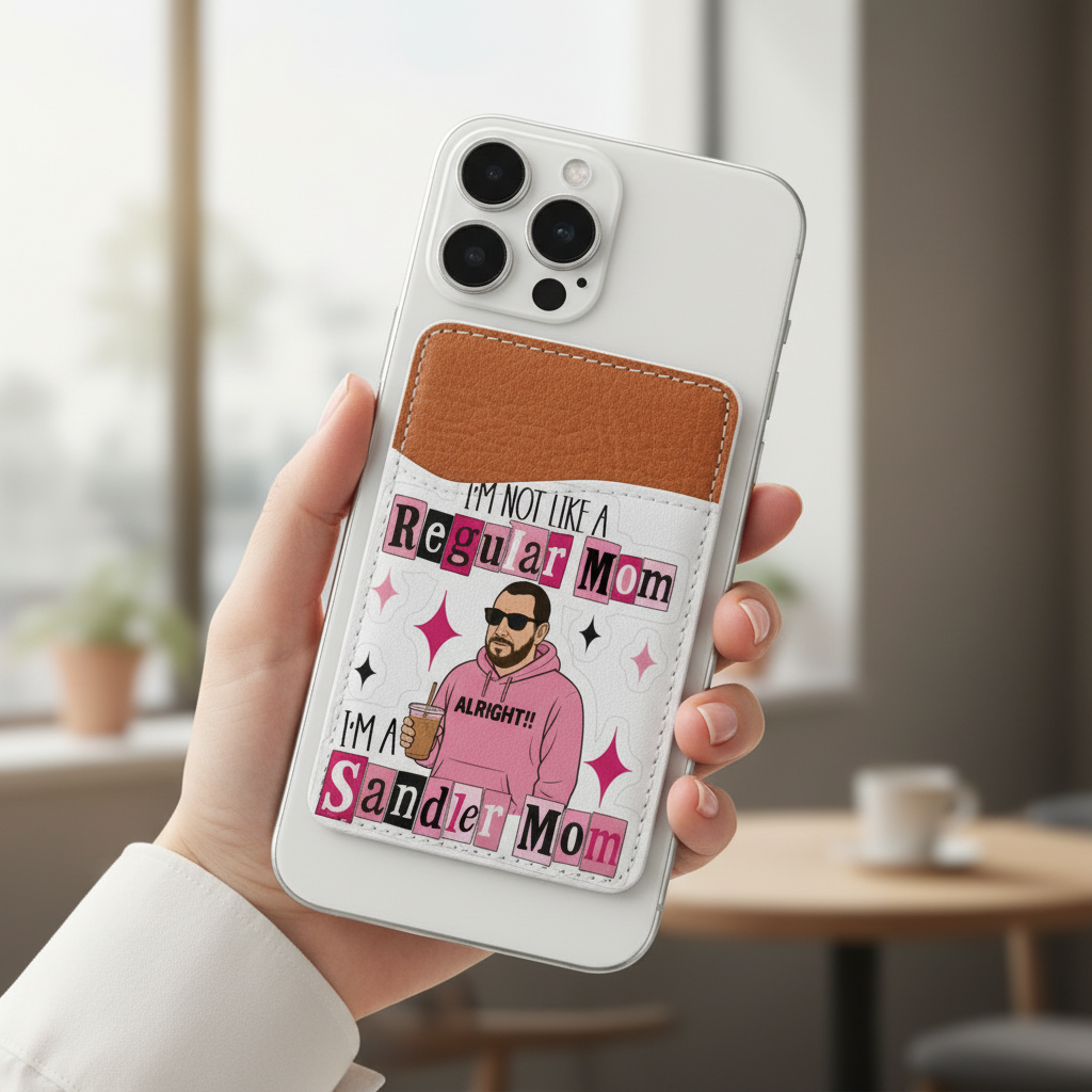 Sandler Mom Phone Card Holder Mockup